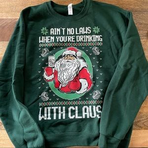 White Claw Christmas Sweatshirt